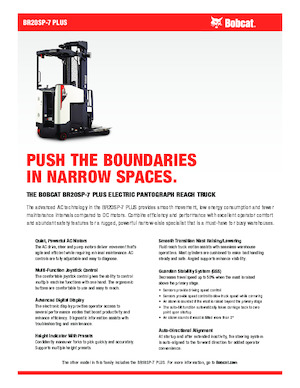 Chariots élévateurs à fourche pour allées étroites VNA Bobcat BR20SP-7 Plus