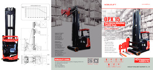 Chariots élévateurs à fourche pour allées étroites VNA Noblelift OPX 33
