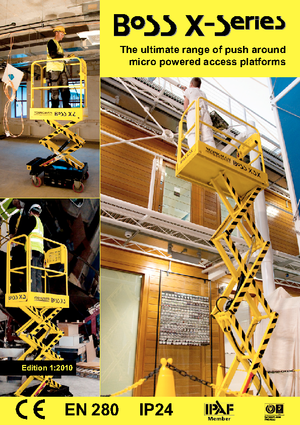 Nacelles ciseaux X su roues Youngman BoSS X3 X