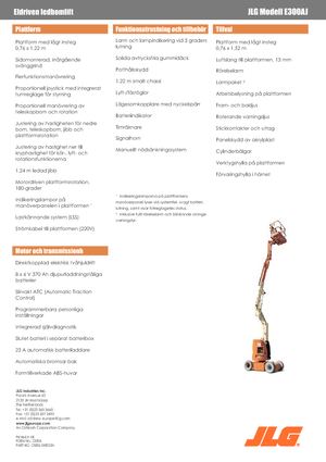 Nacelles à bras articulés sur roues JLG E300AJ