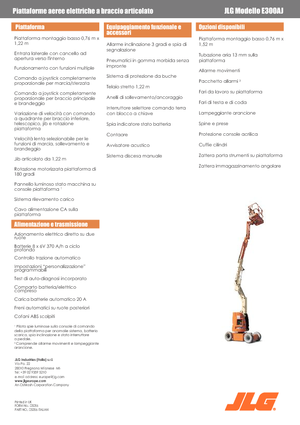 Nacelles à bras articulés sur roues JLG E300AJ