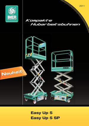 Nacelles ciseaux X su roues Iteco Easy Up 5 SP