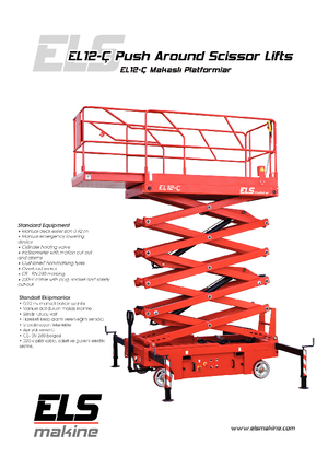 Nacelles ciseaux X su roues ELS Lift EL 12 C