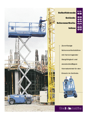 Nacelles ciseaux X su roues Genie GS-3268 RT