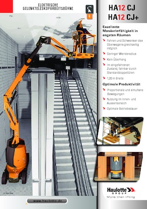 Nacelles à bras articulés sur roues Haulotte HA12 CJ