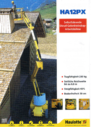 Nacelles à bras articulés sur roues Haulotte HA 12 PX