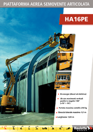 Nacelles à bras articulés sur roues Haulotte HA 16 PE