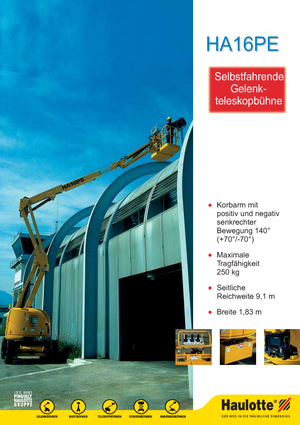 Nacelles à bras articulés sur roues Haulotte HA 16 PE