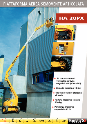 Nacelles à bras articulés sur roues Haulotte HA 20 PX