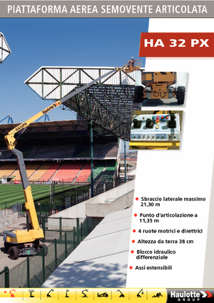 Nacelles à bras articulés sur roues Haulotte HA 32 PX