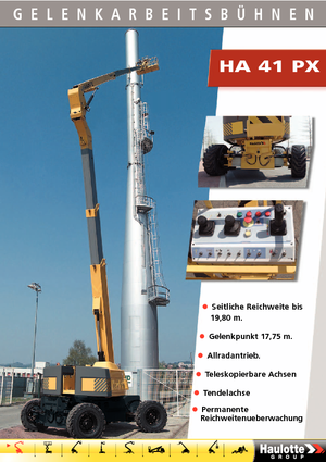 Nacelles à bras articulés sur roues Haulotte HA 41 PX