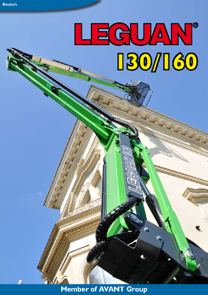 Nacelles à bras articulés sur roues Avant Tecno Leguan 160