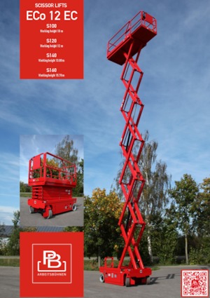 Nacelles ciseaux X su roues PB PB S140-12EC