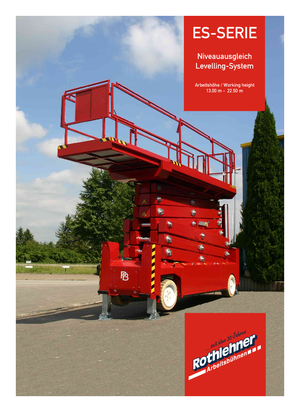 Nacelles ciseaux X su roues PB PB S225-12ES