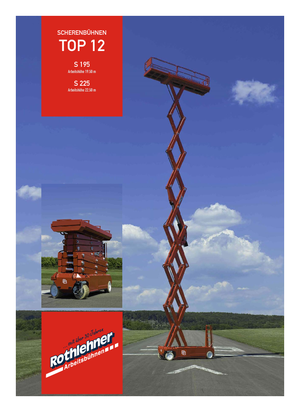 Nacelles ciseaux X su roues PB PB S195-12E