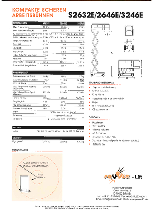 Nacelles ciseaux X su roues Snorkel S 2646