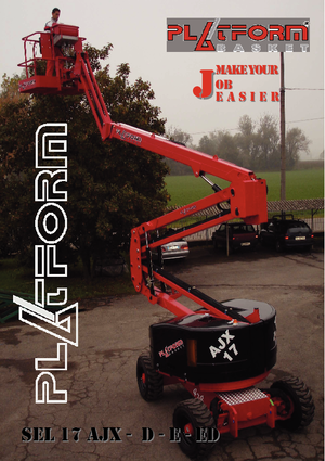 Nacelles à bras articulés sur roues Basket SEL 17 AJX