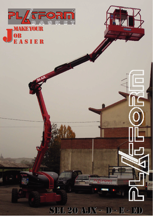 Nacelles à bras articulés sur roues Basket SEL 20 AJX