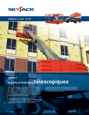 Nacelles télescopiques sur roues Skyjack SJ 45 T