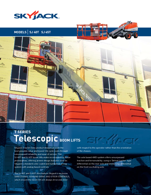 Nacelles télescopiques sur roues Skyjack SJ 45 T