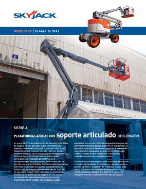 Nacelles à bras articulés sur roues Skyjack SJ 51 AJ