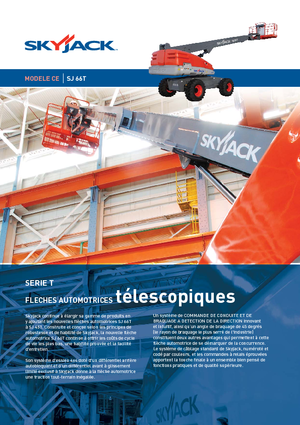 Nacelles télescopiques sur roues Skyjack SJ 66 T