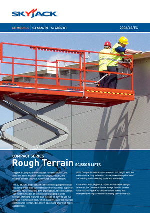 Nacelles ciseaux X su roues Skyjack SJ 6832 RT