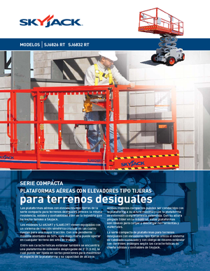 Nacelles ciseaux X su roues Skyjack SJ 6832 RT