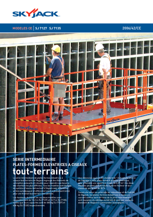 Nacelles ciseaux X su roues Skyjack SJ 7127