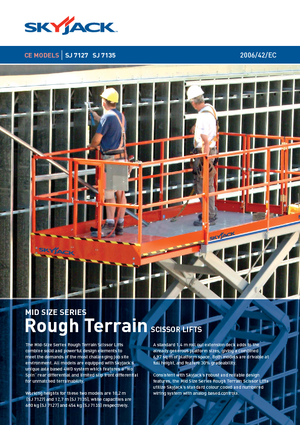 Nacelles ciseaux X su roues Skyjack SJ 7127