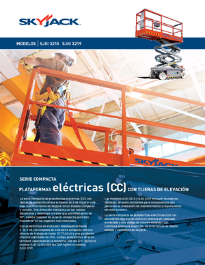 Nacelles ciseaux X su roues Skyjack SJ III 3219