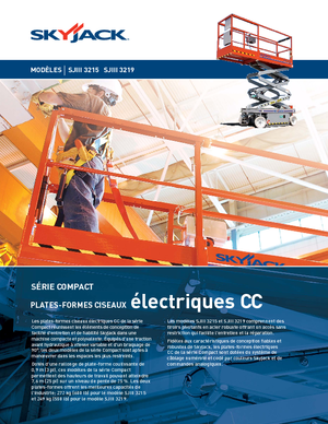 Nacelles ciseaux X su roues Skyjack SJ III 3219