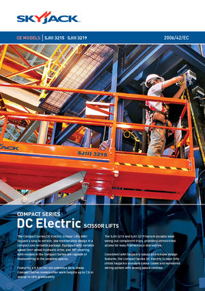 Nacelles ciseaux X su roues Skyjack SJ III 3219