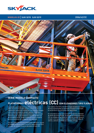 Nacelles ciseaux X su roues Skyjack SJ III 3219