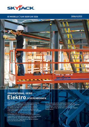 Nacelles ciseaux X su roues Skyjack SJ III 3226 M