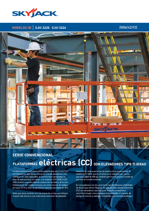 Nacelles ciseaux X su roues Skyjack SJ III 3226 M