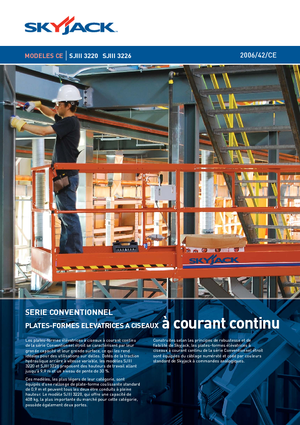 Nacelles ciseaux X su roues Skyjack SJ III 3226 M