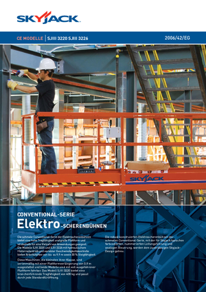 Nacelles ciseaux X su roues Skyjack SJ III 3226 M