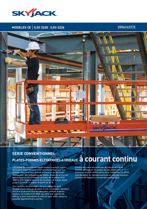 Nacelles ciseaux X su roues Skyjack SJ III 3220