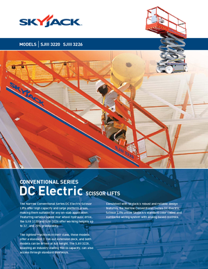 Nacelles ciseaux X su roues Skyjack SJ III 3220