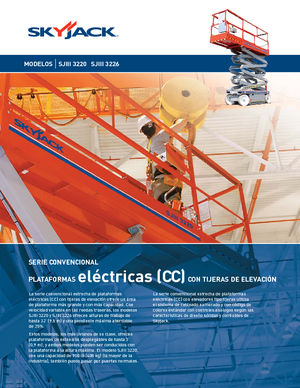 Nacelles ciseaux X su roues Skyjack SJ III 3220