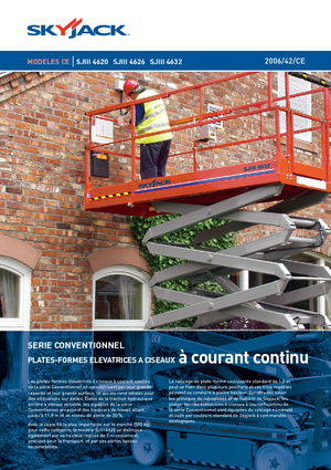 Nacelles ciseaux X su roues Skyjack SJ III 4626