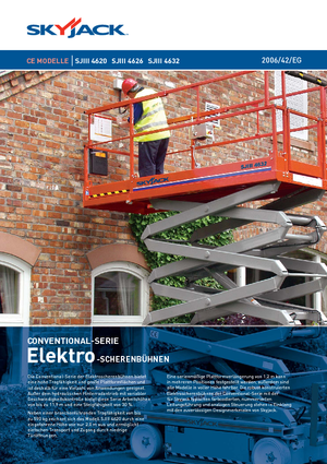 Nacelles ciseaux X su roues Skyjack SJ III 4626