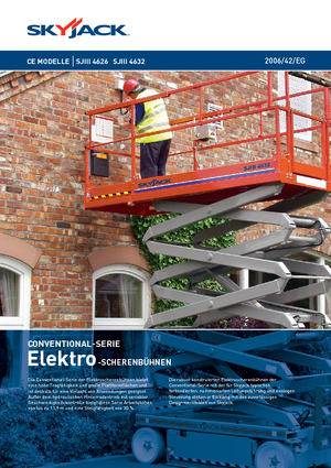 Nacelles ciseaux X su roues Skyjack SJ III 4626