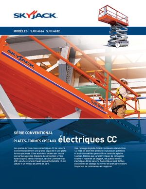 Nacelles ciseaux X su roues Skyjack SJ III 4632