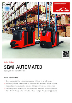 Préparateurs de commandes Linde N20SA