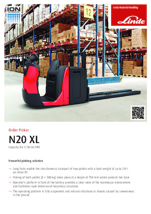 Préparateurs de commandes Linde N20XL