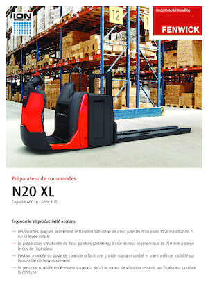Préparateurs de commandes Linde N20XL
