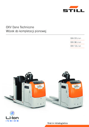 Préparateurs de commandes Still OXV 10