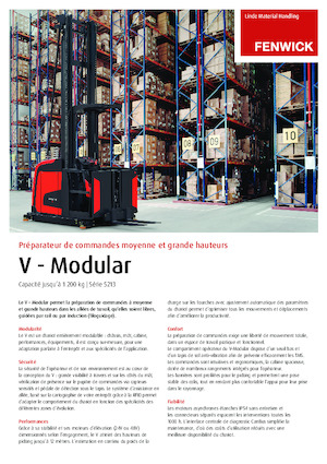 Préparateurs de commandes Linde V24V Std.